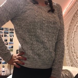 Grey Knit Sweater